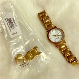 Kate Spade gold tone watch